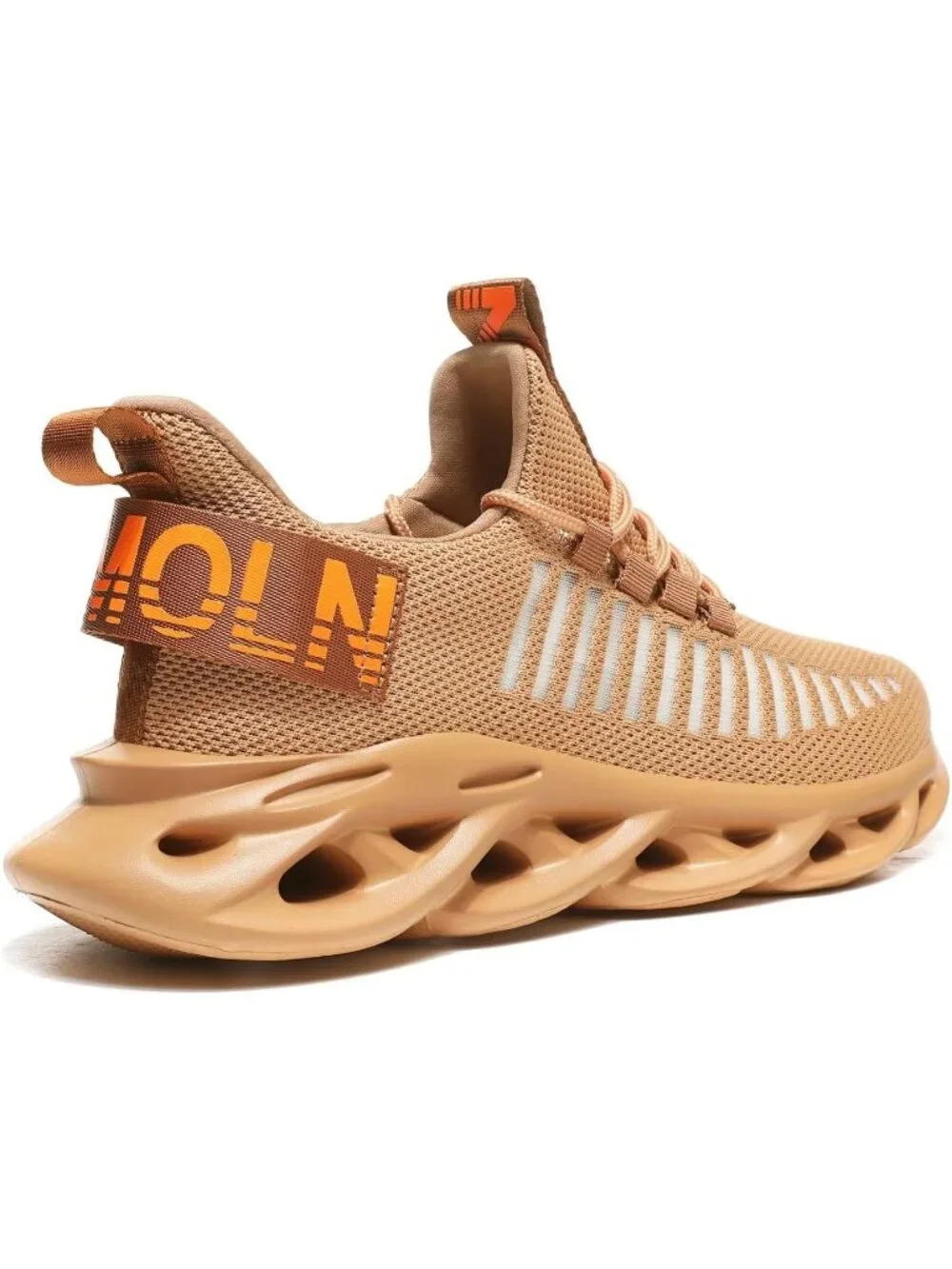 🆕Men's Light Brown Slip on Breathable Walking Shoes Ultra Lightweight Casual